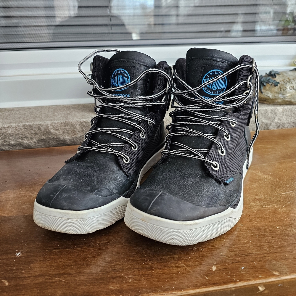 Palladium Black High-Top Winter Sneakers